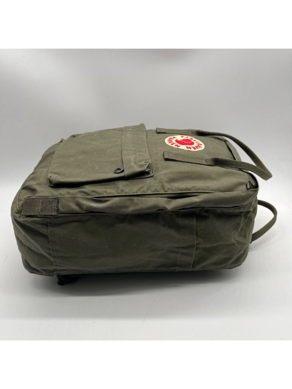 Fall Raven Olive Green Fabric Backpack - Picture 4 of 11